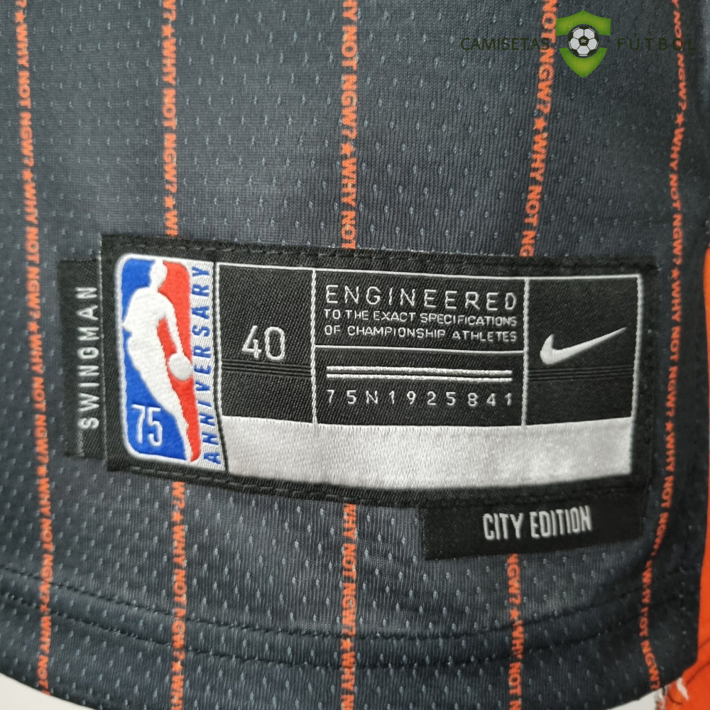 Camiseta Orlando Magic 21-22 - Tracy Mcgrady 1 Negro Rayas Nba