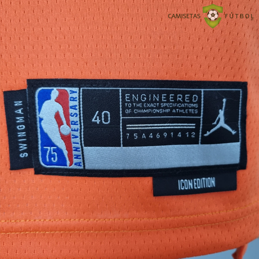 Camiseta Phoenix Suns 21-22 - Devin Booker 1 Naranja Nba