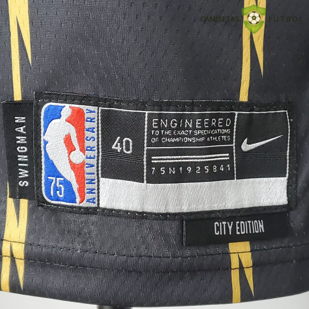 Camiseta Toronto Raptors 21-22 - Pascal Siakam 43 Negro Dorado Nba