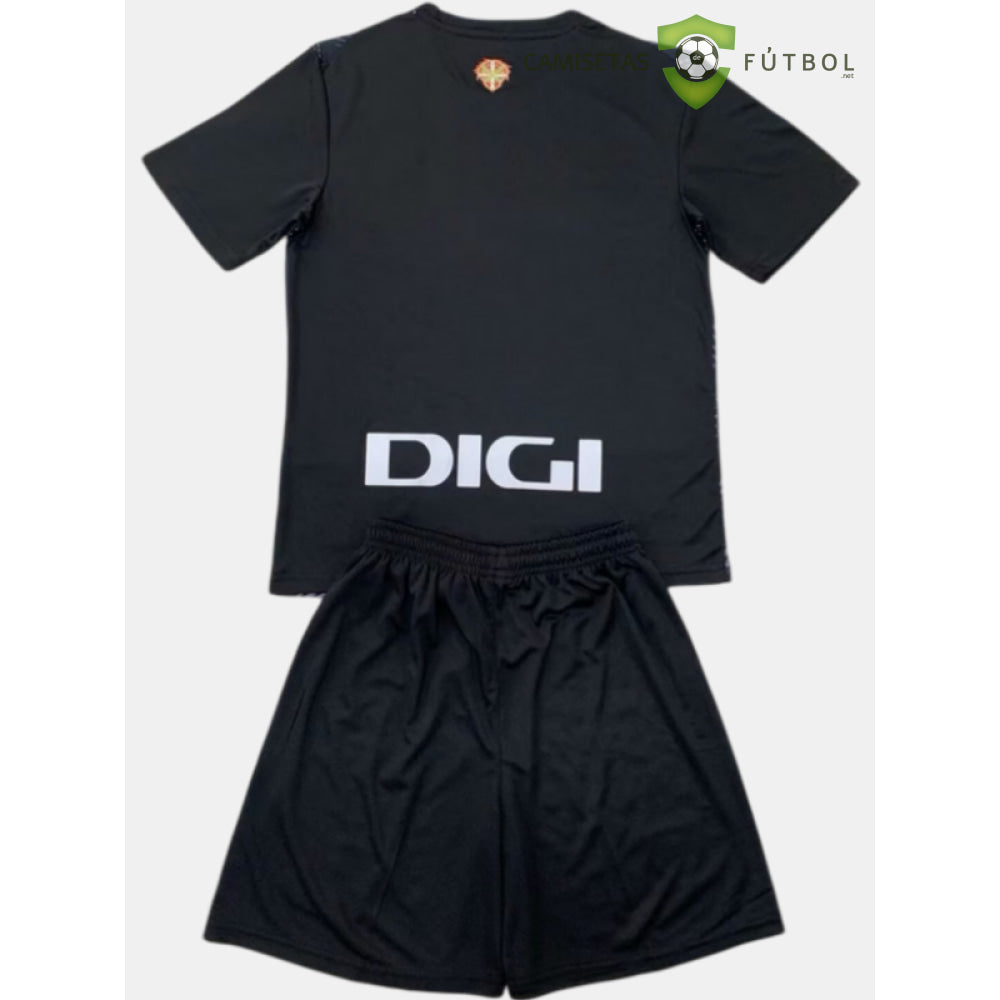 Equipación Athletic De Bilbao 24-25 Portero Negro Niño Personalizado