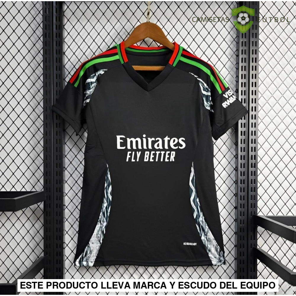 Camiseta Arsenal 24-25 Visitante Femenina De Futbol