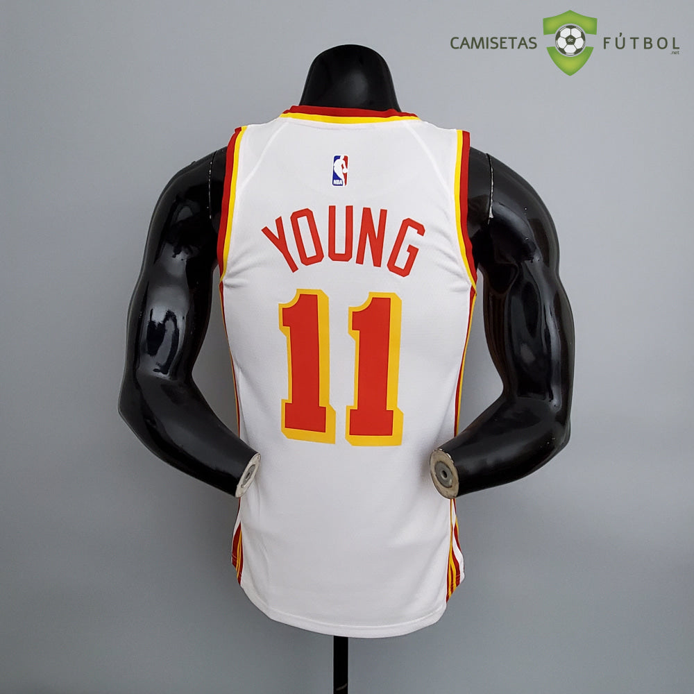 Camiseta Atlanta Hawks 21-22 - Trae Young 11 Blanco Nba