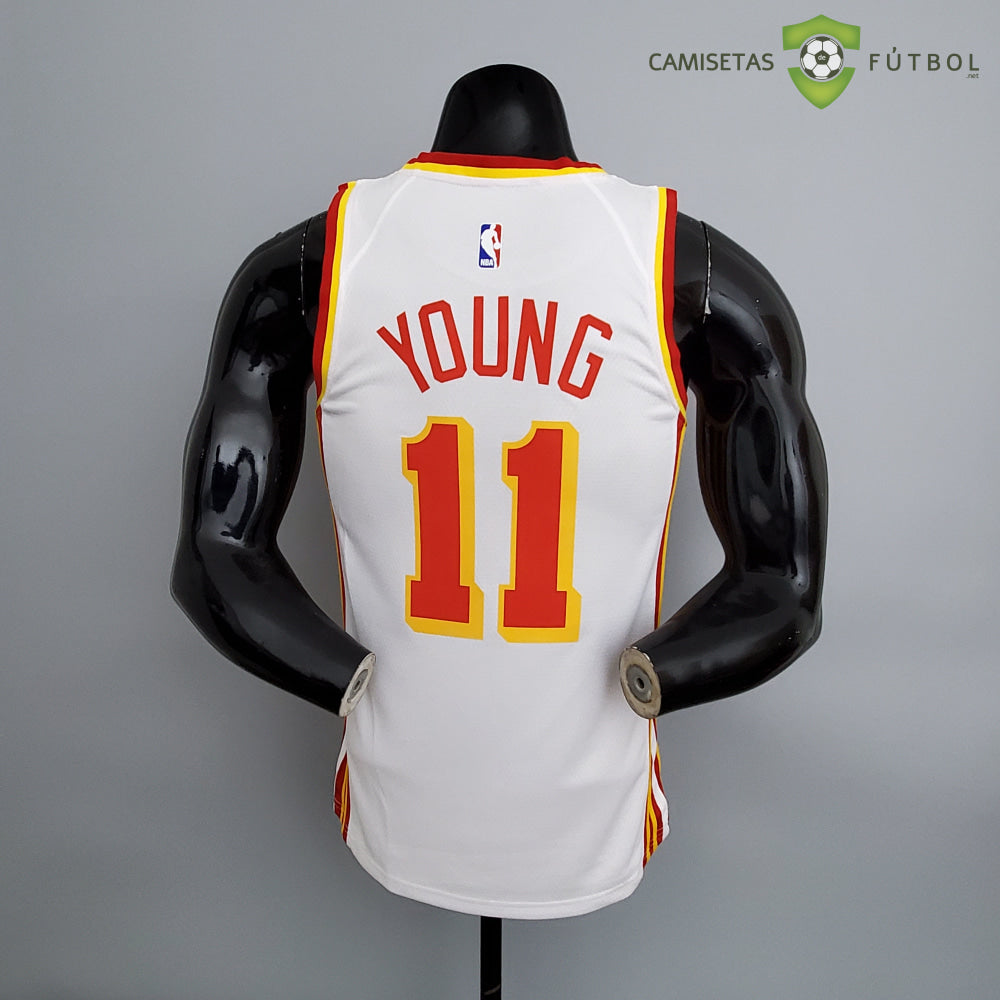 Camiseta Atlanta Hawks 21-22 - Trae Young 11 Blanco Nba