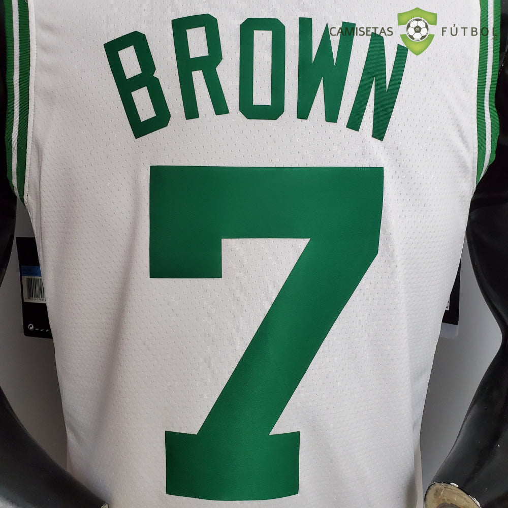 Camiseta Boston Celtics 21-22 - Jaylen Brown 7 Blanco Nba