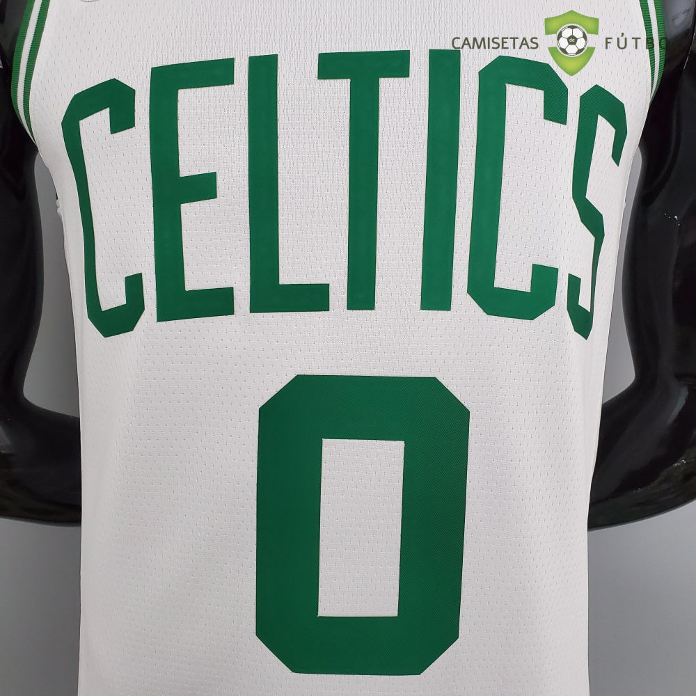 Camiseta Boston Celtics 21-22 - Jayson Tatum 0 Blanco Nba