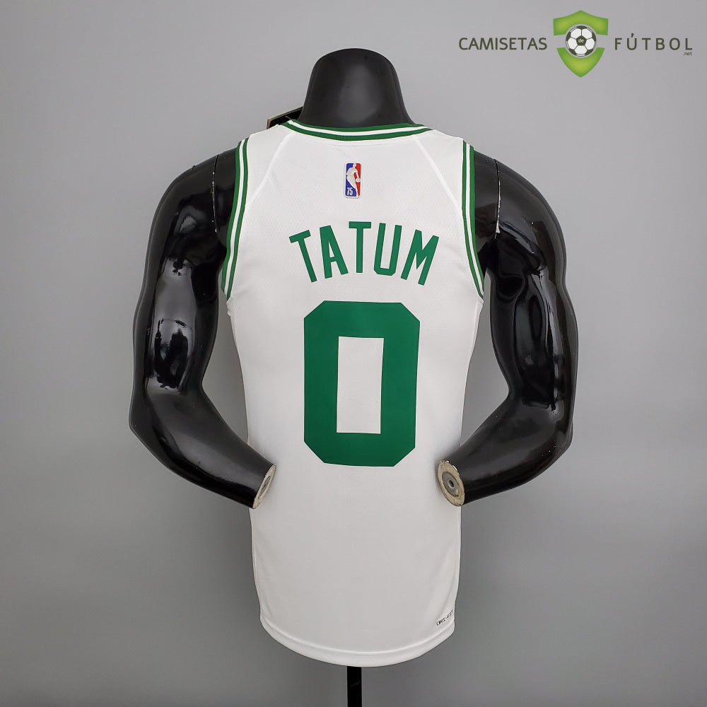 Camiseta Boston Celtics 21-22 - Jayson Tatum 0 Blanco Nba