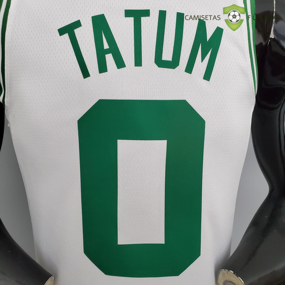 Camiseta Boston Celtics 21-22 - Jayson Tatum 0 Blanco Nba