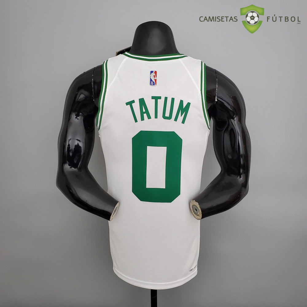 Camiseta Boston Celtics 21-22 - Jayson Tatum 0 Blanco Nba