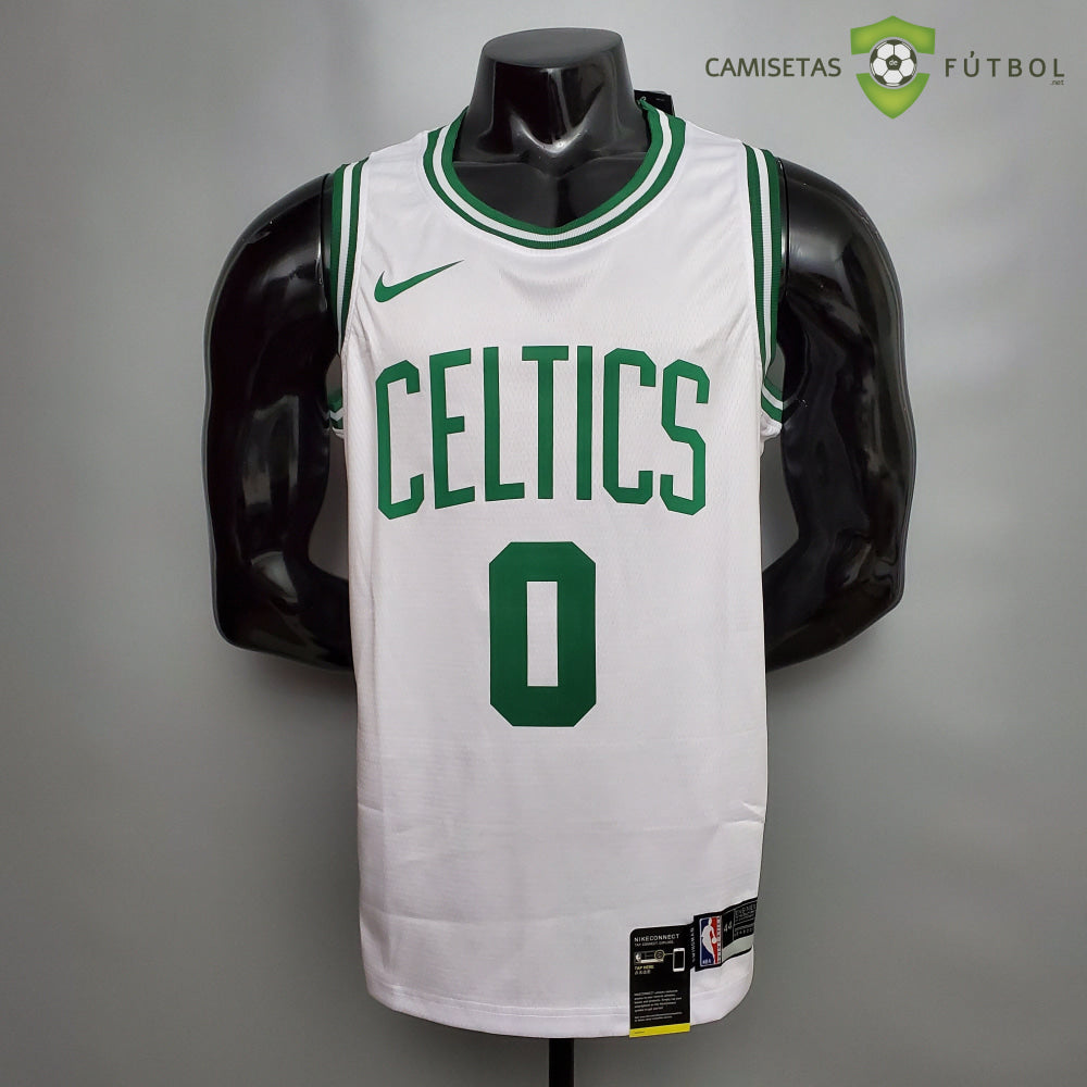 Camiseta Boston Celtics 21-22 - Jayson Tatum 0 Blanco Nba