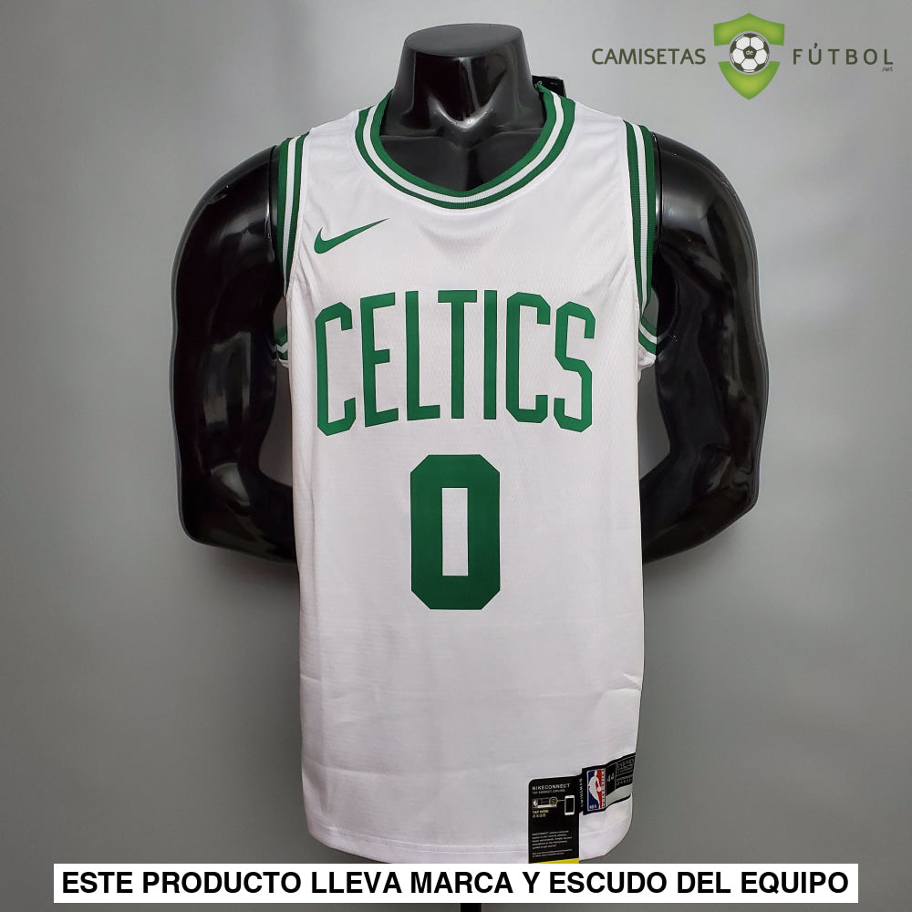 Camiseta Boston Celtics 21-22 - Jayson Tatum 0 Blanco Nba
