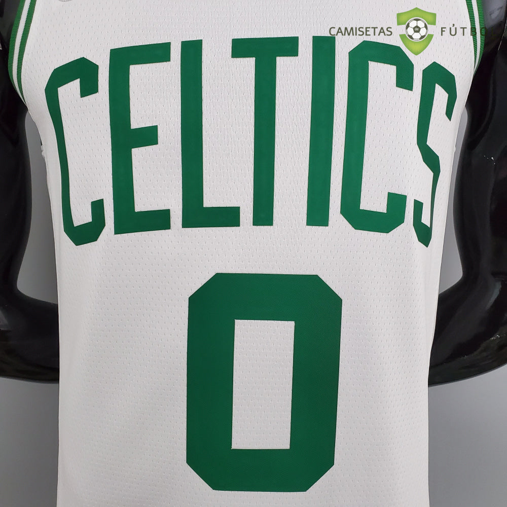 Camiseta Boston Celtics 21-22 - Jayson Tatum 0 Blanco Nba