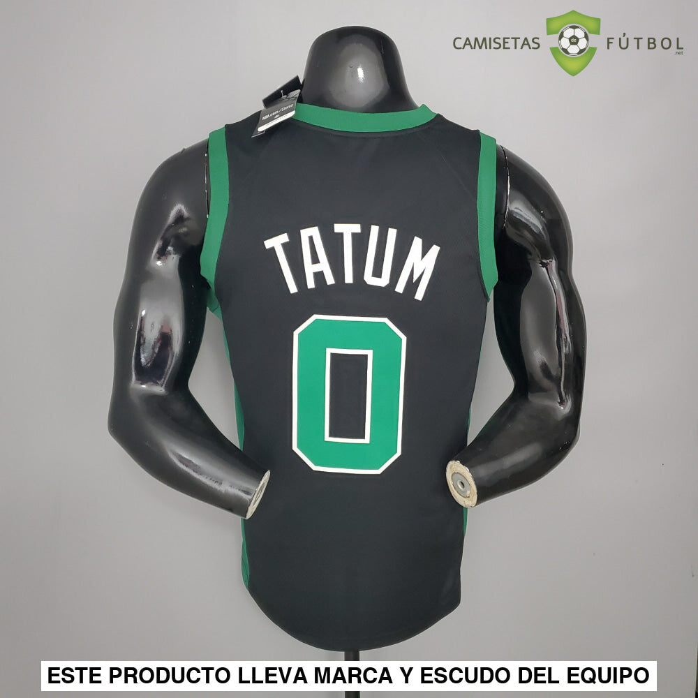 Camiseta Boston Celtics 21 - 22 - Jayson Tatum 0 Negro De Futbol