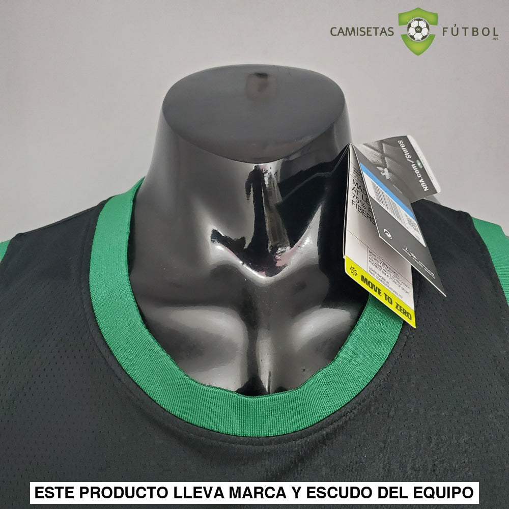 Camiseta Boston Celtics 21-22 - Jayson Tatum 0 Negro Nba