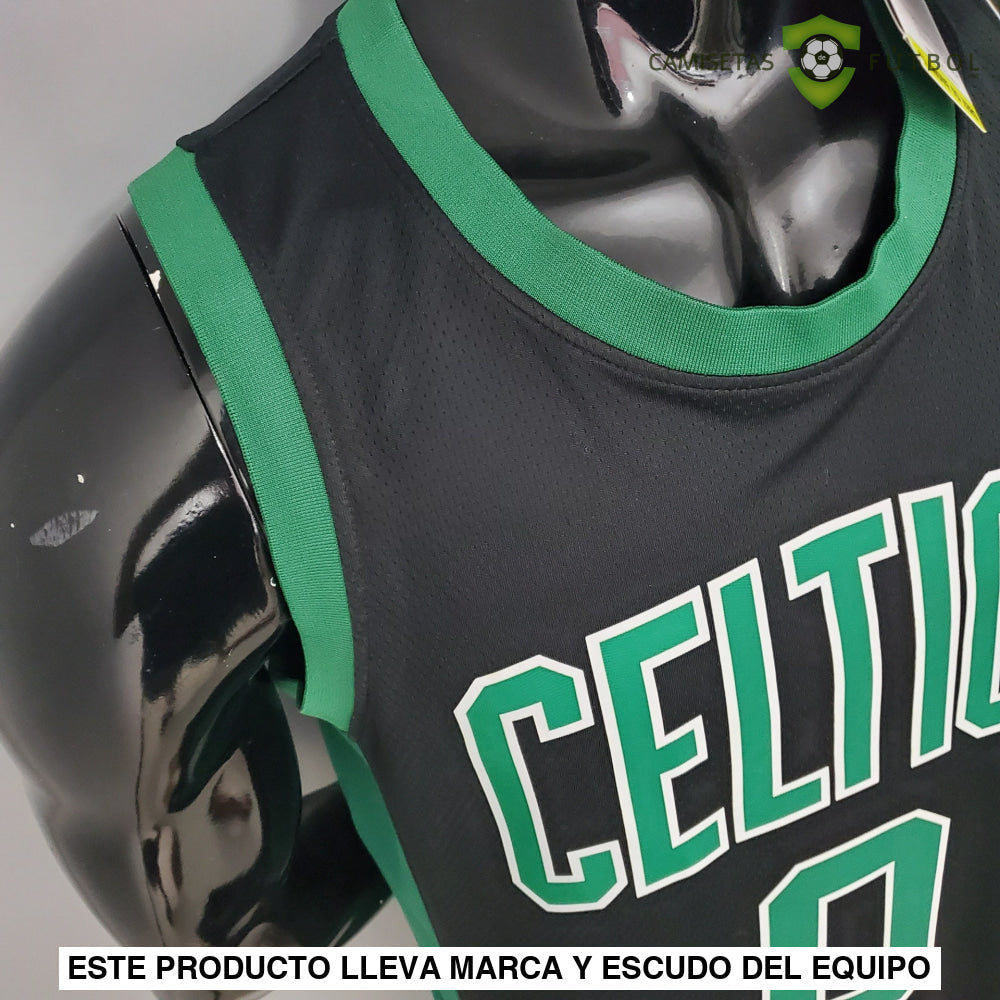 Camiseta Boston Celtics 21-22 - Jayson Tatum 0 Negro Nba