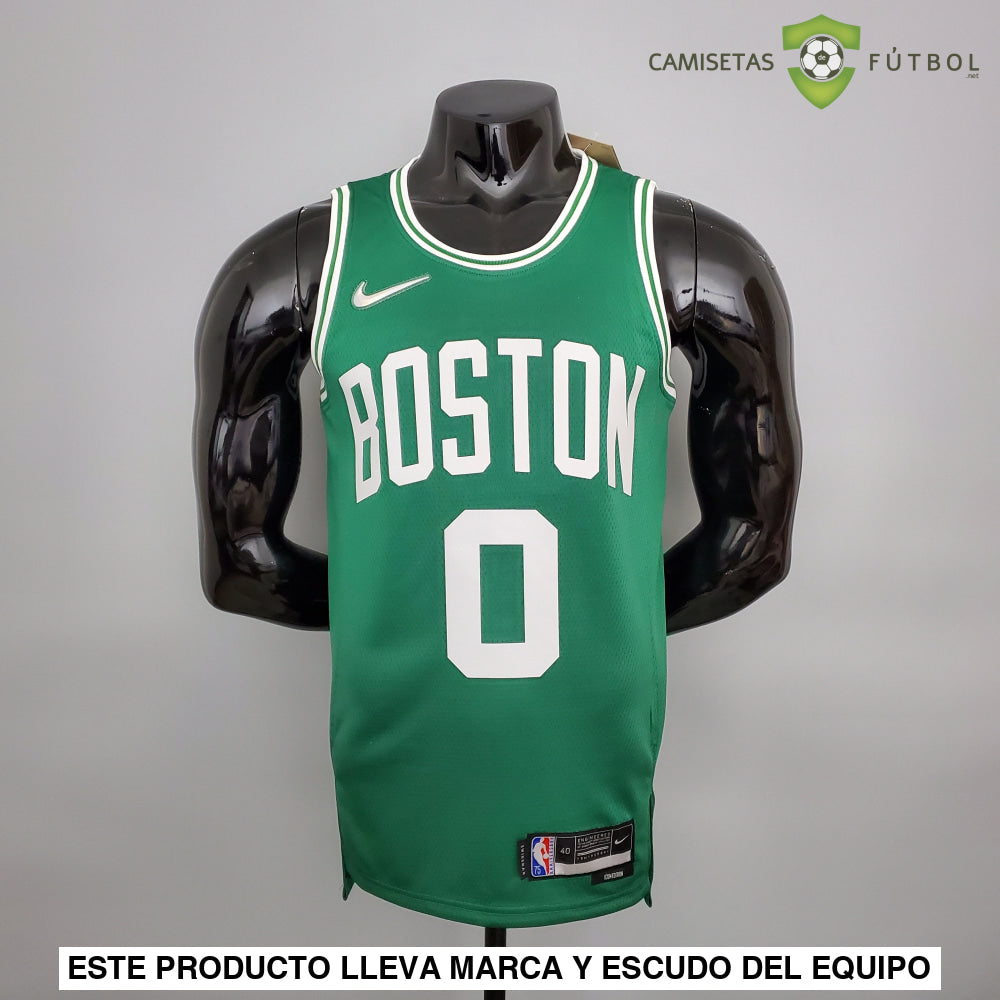 Camiseta Boston Celtics 21-22 - Jayson Tatum 0 Verde Nba