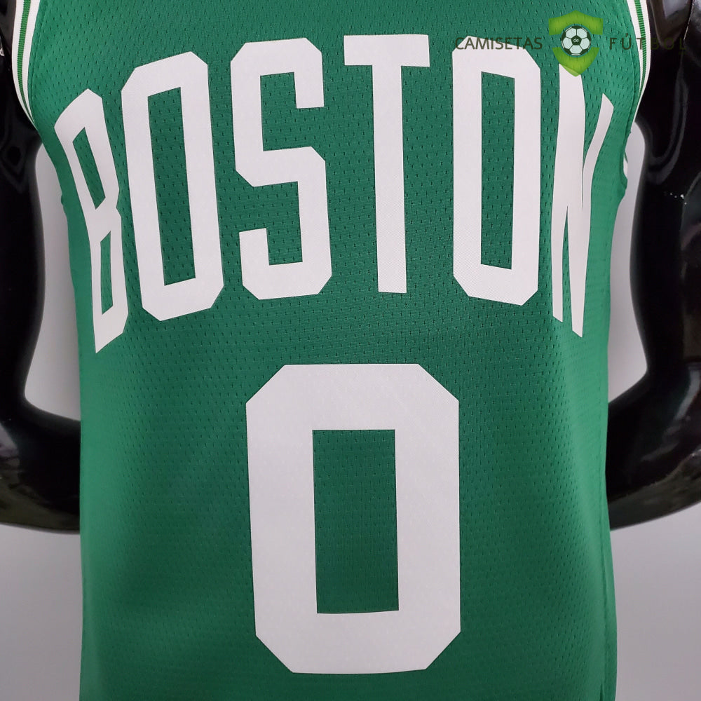 Camiseta Boston Celtics 21-22 - Jayson Tatum 0 Verde Nba