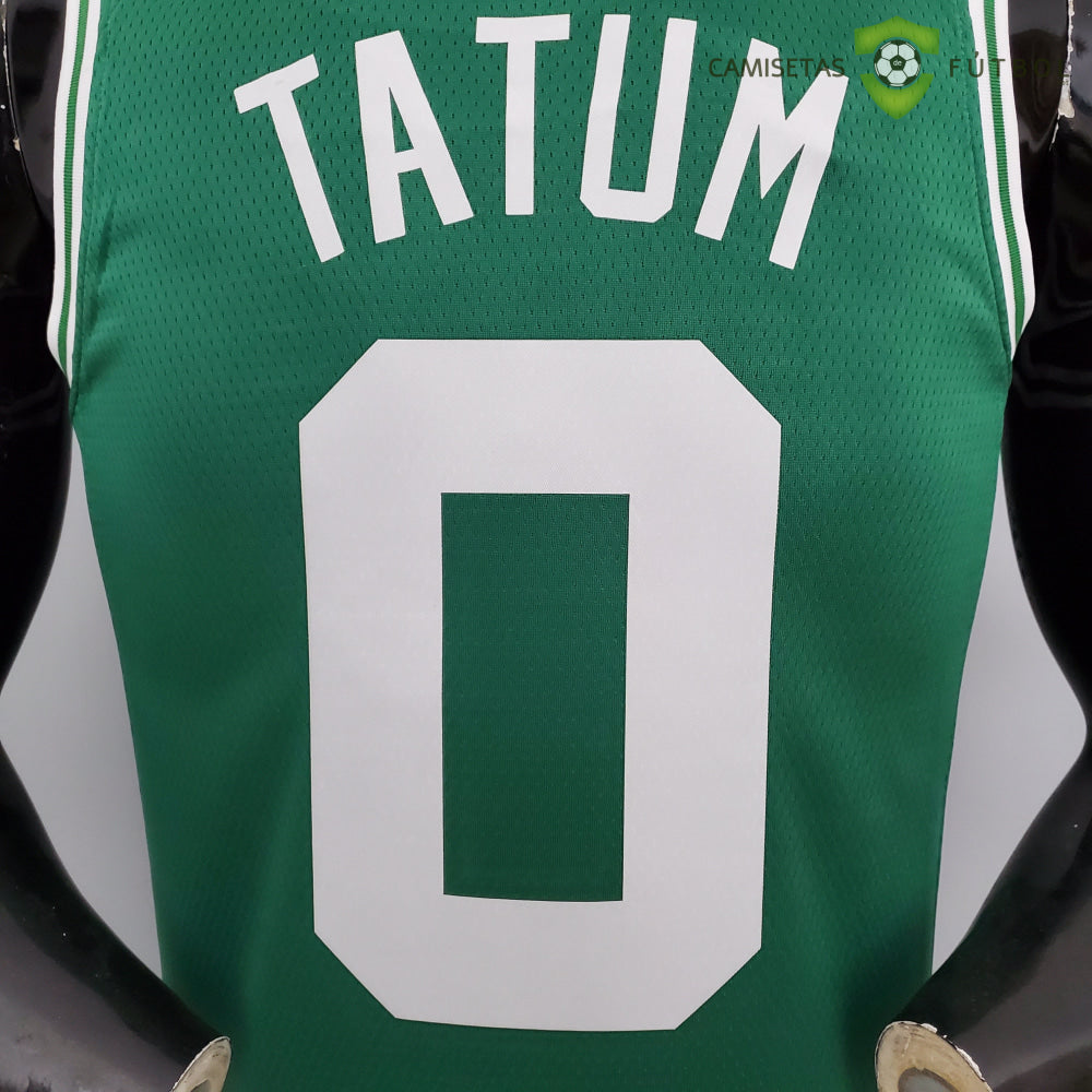 Camiseta Boston Celtics 21-22 - Jayson Tatum 0 Verde Nba