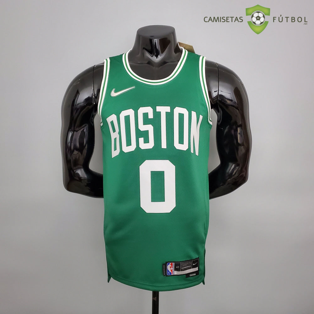 Camiseta Boston Celtics 21-22 - Jayson Tatum 0 Verde Nba