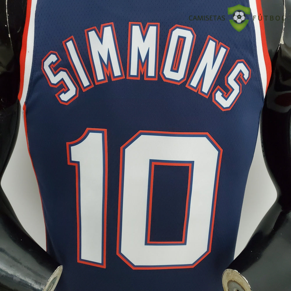 Camiseta Brooklyn Nets 21-22 - Ben Simmons 10 Azul Nba