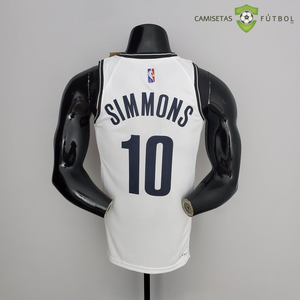 Camiseta Brooklyn Nets 21-22 - Ben Simmons 10 Blanco Nba