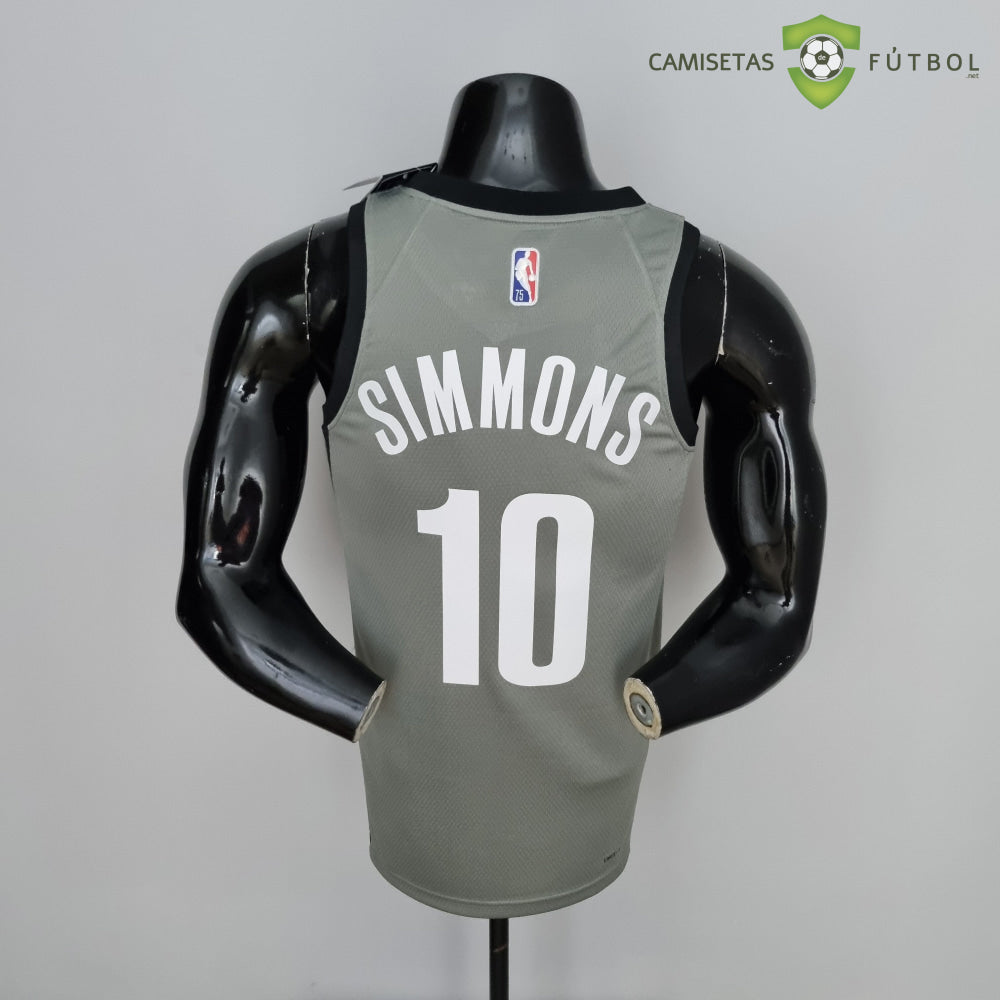 Camiseta Brooklyn Nets 21-22 - Ben Simmons 10 Gris Nba