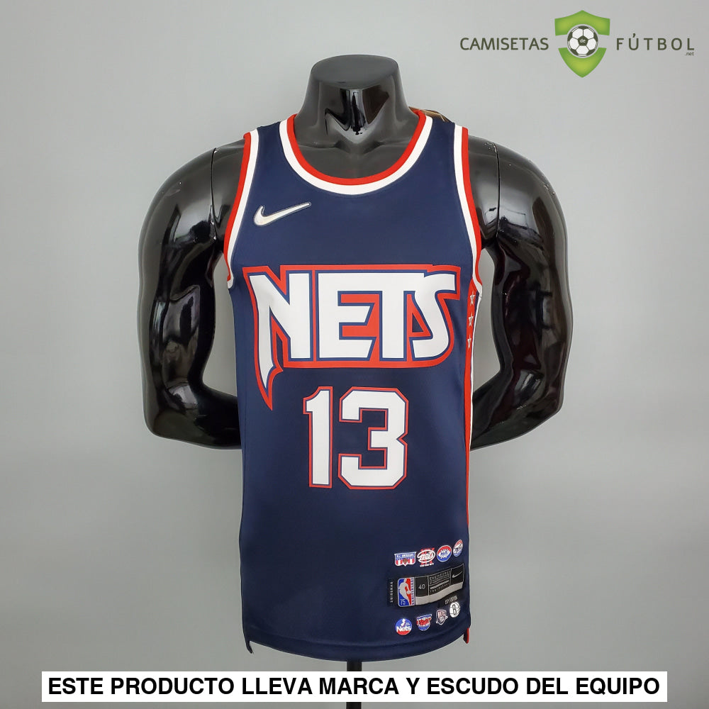 Camiseta Brooklyn Nets 21-22 - James Harden 13 Azul Nba