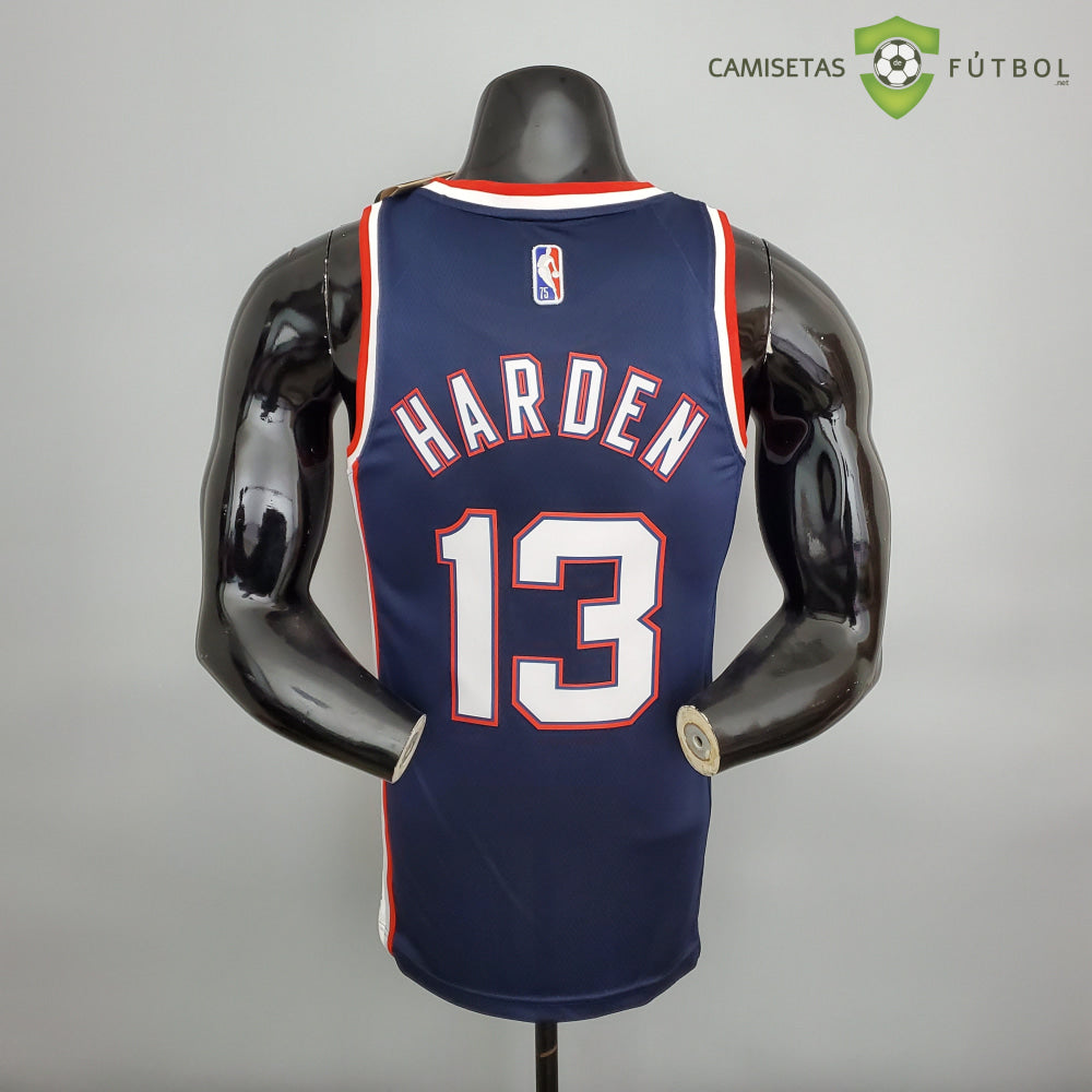 Camiseta Brooklyn Nets 21-22 - James Harden 13 Azul Nba
