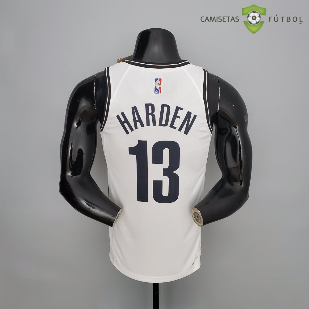 Camiseta Brooklyn Nets 21-22 - James Harden 13 Blanco Nba