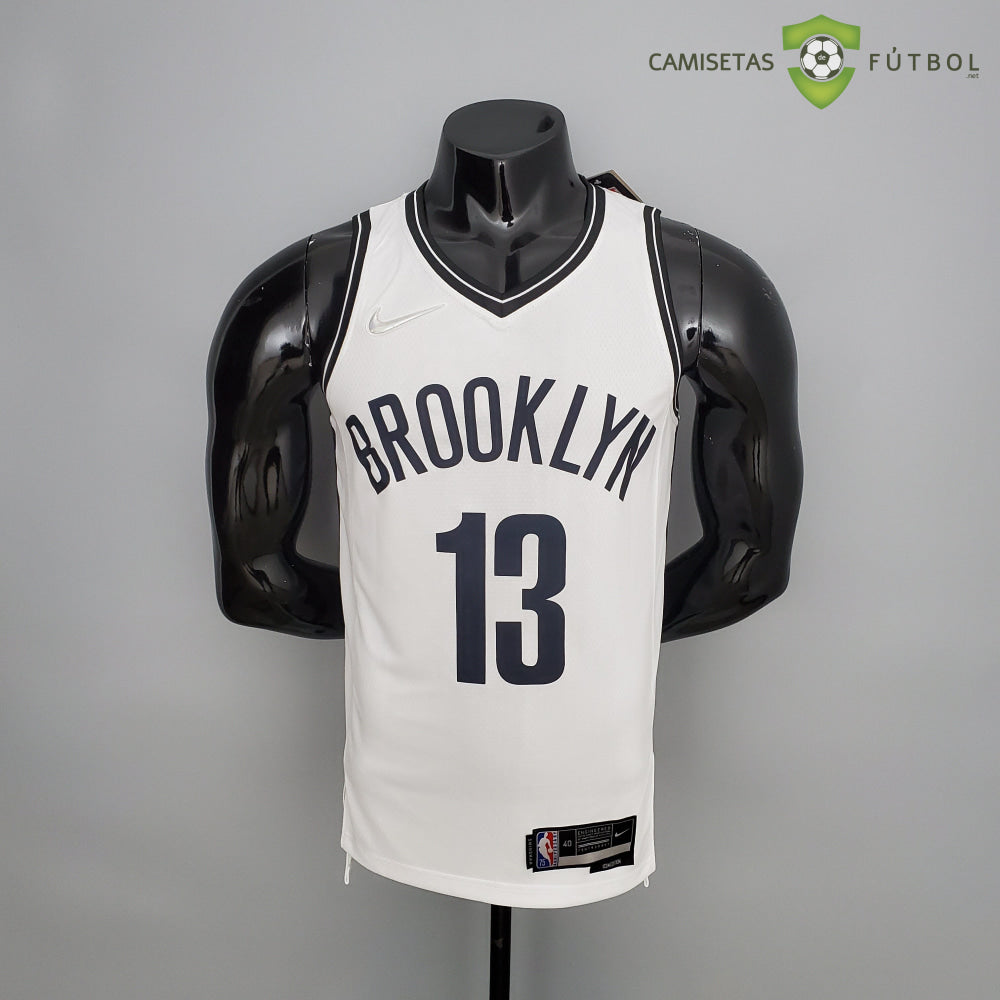 Camiseta Brooklyn Nets 21-22 - James Harden 13 Blanco Nba