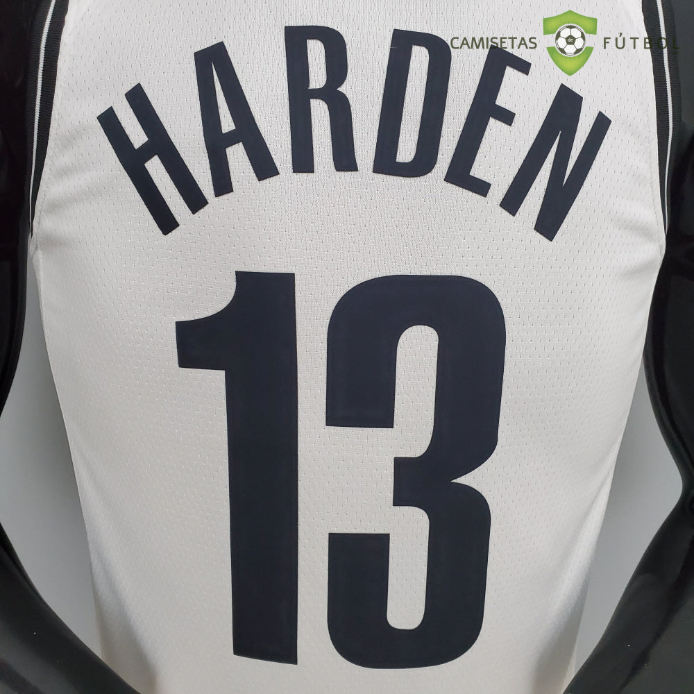 Camiseta Brooklyn Nets 21-22 - James Harden 13 Blanco Nba