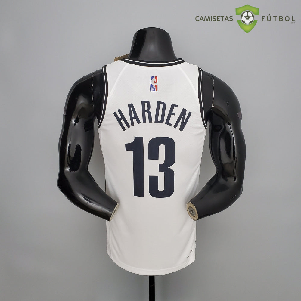 Camiseta Brooklyn Nets 21-22 - James Harden 13 Blanco Nba