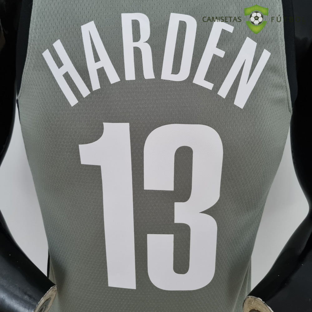 Camiseta Brooklyn Nets 21-22 - James Harden 13 Gris Nba
