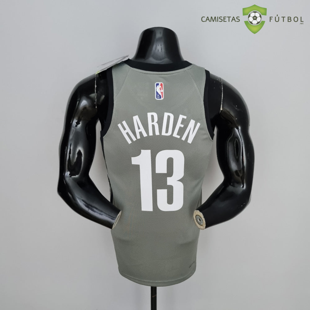 Camiseta Brooklyn Nets 21-22 - James Harden 13 Gris Nba