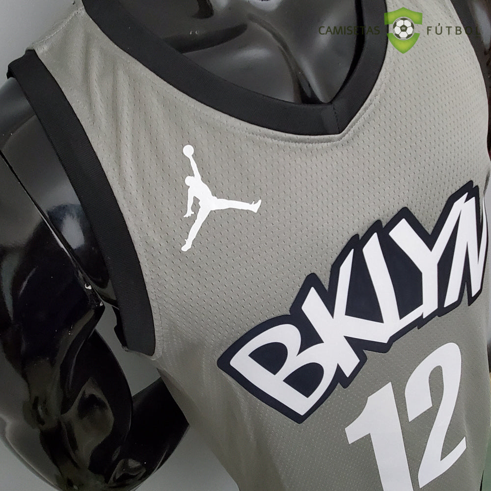 Camiseta Brooklyn Nets 21-22 - Joe Harris 12 Gris Nba
