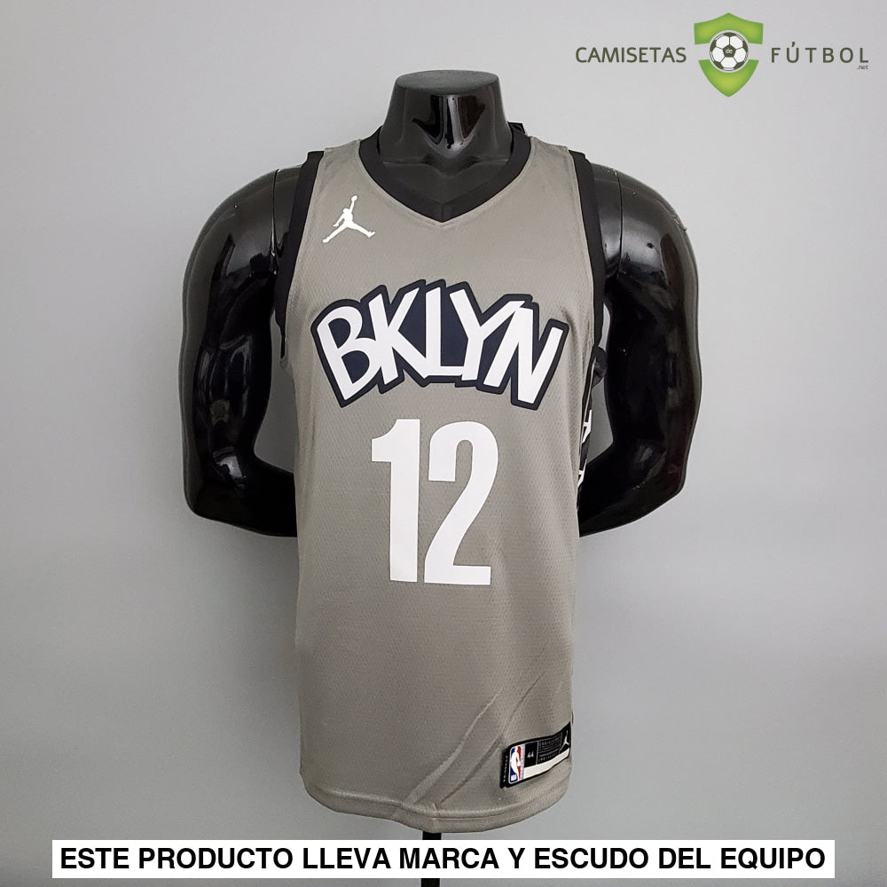 Camiseta Brooklyn Nets 21-22 - Joe Harris 12 Gris Nba