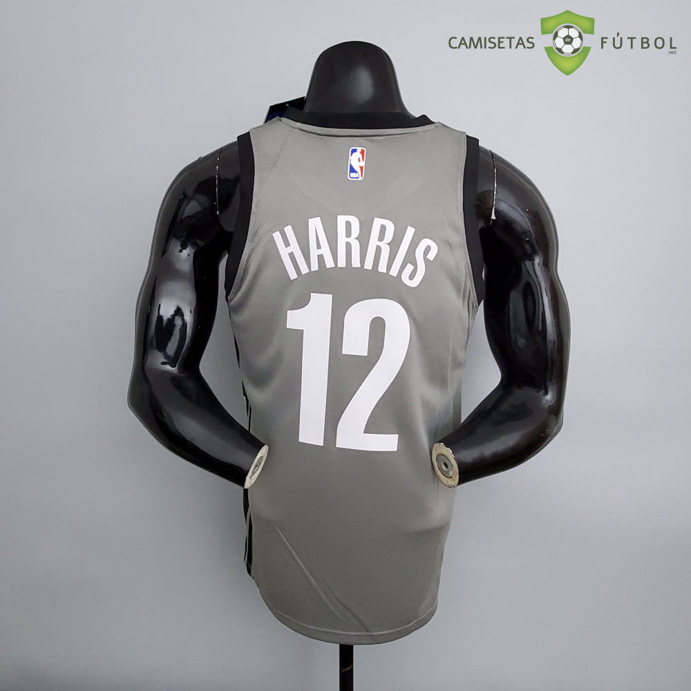 Camiseta Brooklyn Nets 21-22 - Joe Harris 12 Gris Nba