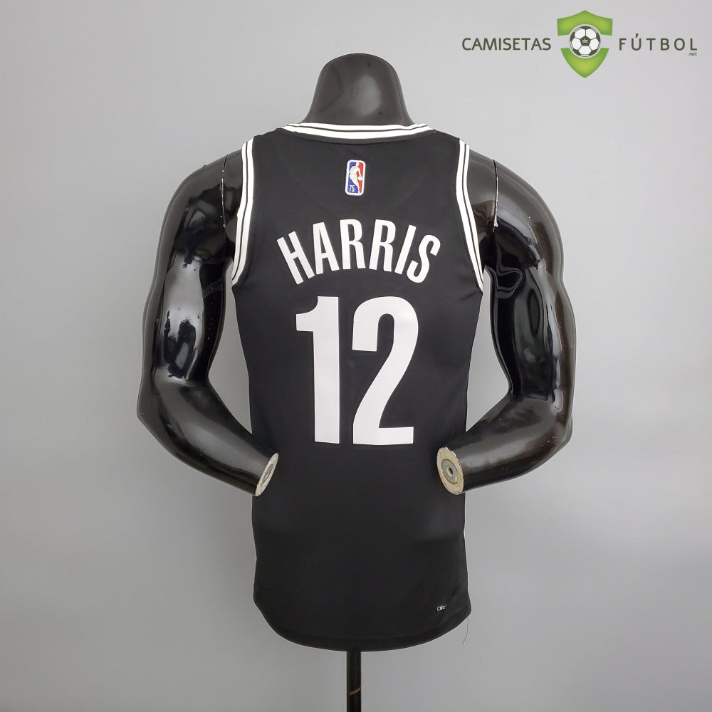 Camiseta Brooklyn Nets 21-22 - Joe Harris 12 Negro Nba