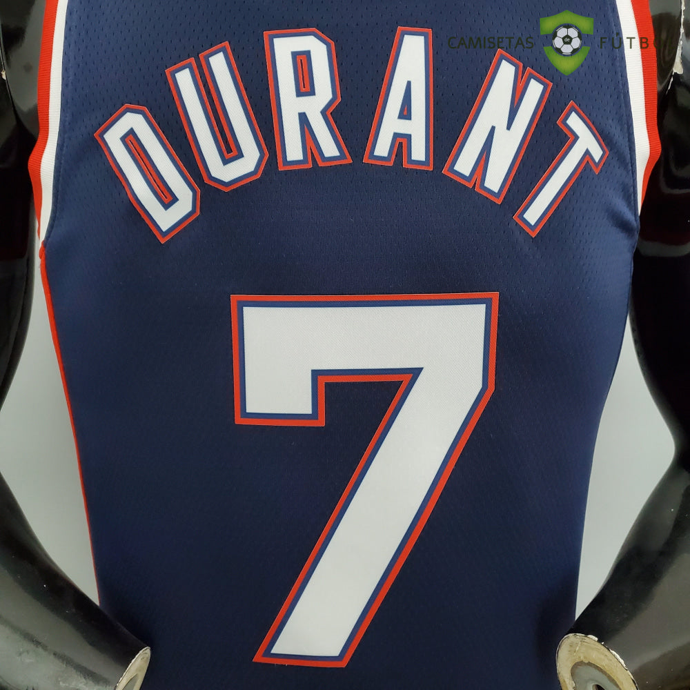 Camiseta Brooklyn Nets 21-22 - Kevin Durant 7 Azul Nba