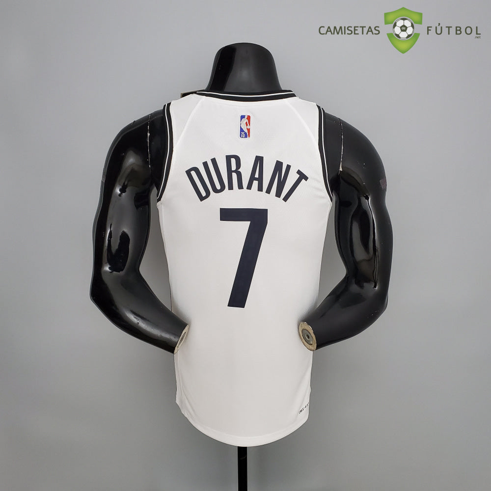 Camiseta Brooklyn Nets 21-22 - Kevin Durant 7 Blanco Nba