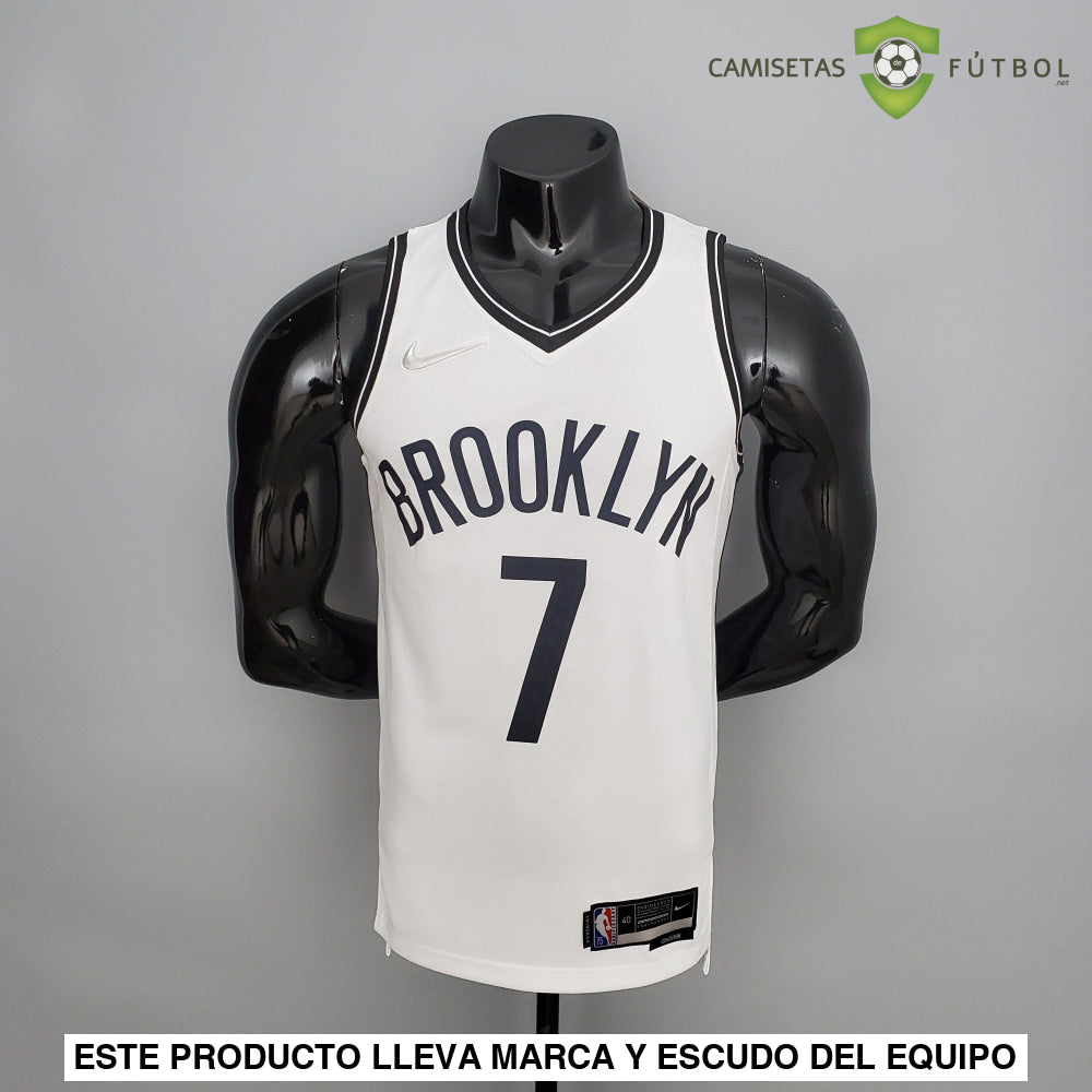 Camiseta Brooklyn Nets 21-22 - Kevin Durant 7 Blanco Nba
