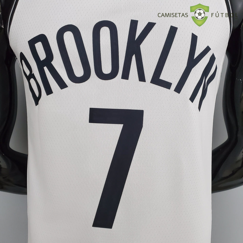 Camiseta Brooklyn Nets 21-22 - Kevin Durant 7 Blanco Nba