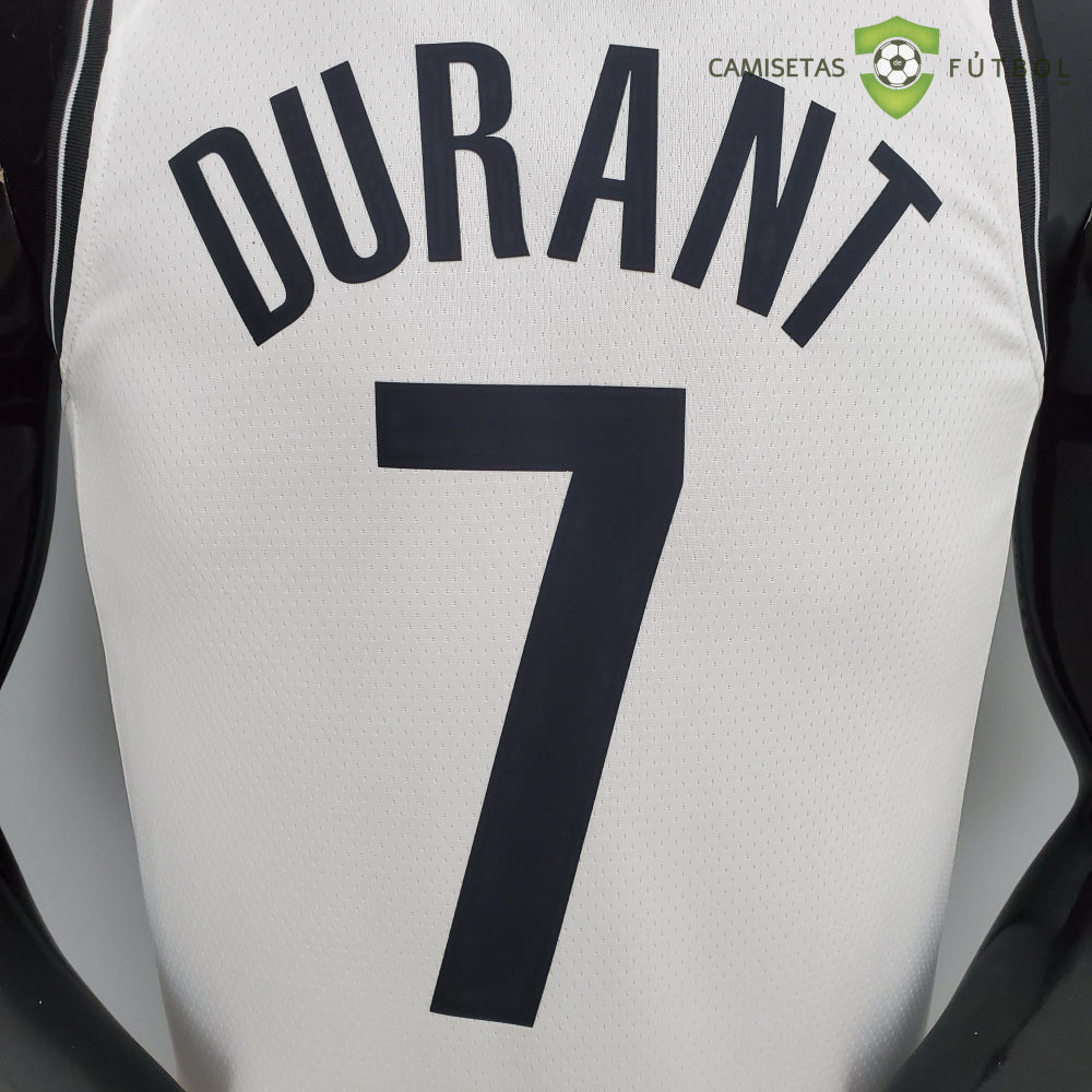 Camiseta Brooklyn Nets 21-22 - Kevin Durant 7 Blanco Nba