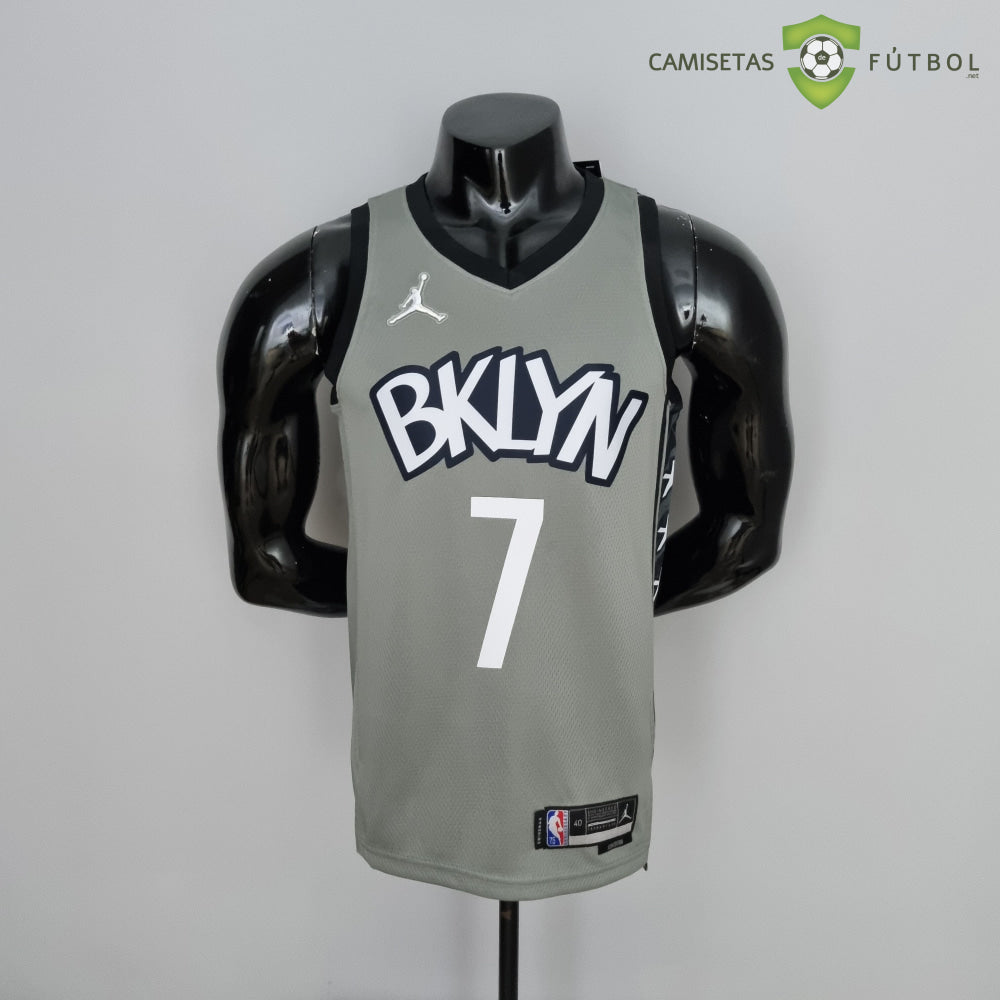 Camiseta Brooklyn Nets 21-22 - Kevin Durant 7 Gris Nba