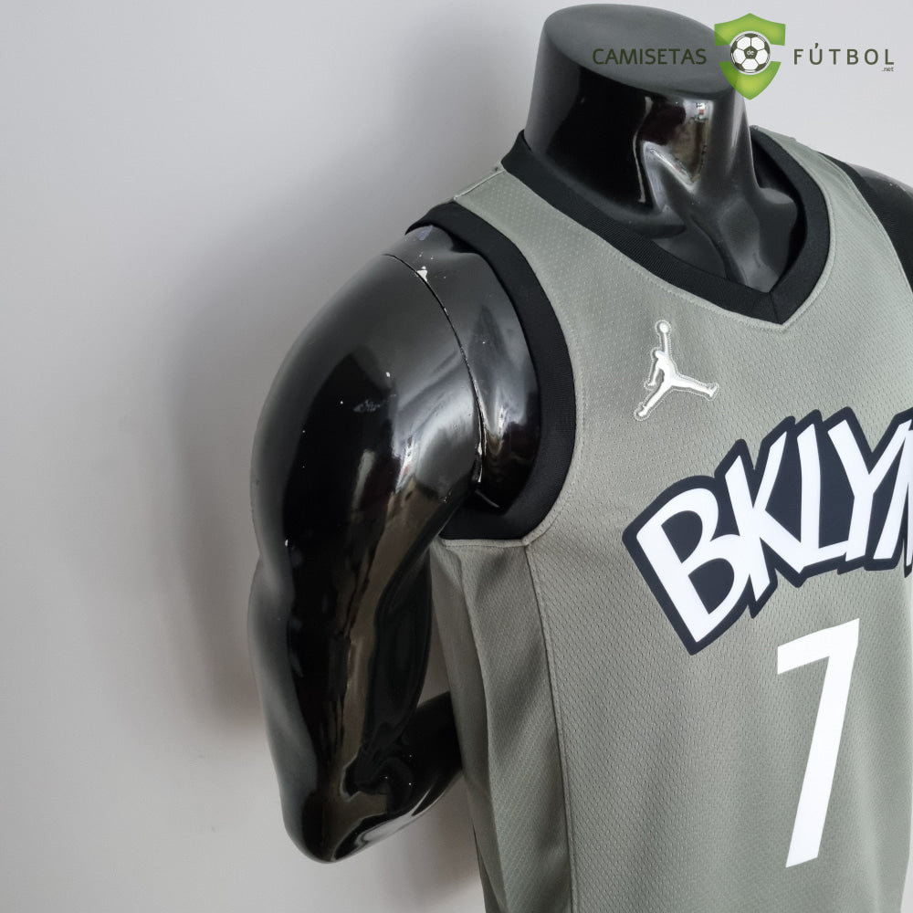 Camiseta Brooklyn Nets 21-22 - Kevin Durant 7 Gris Nba