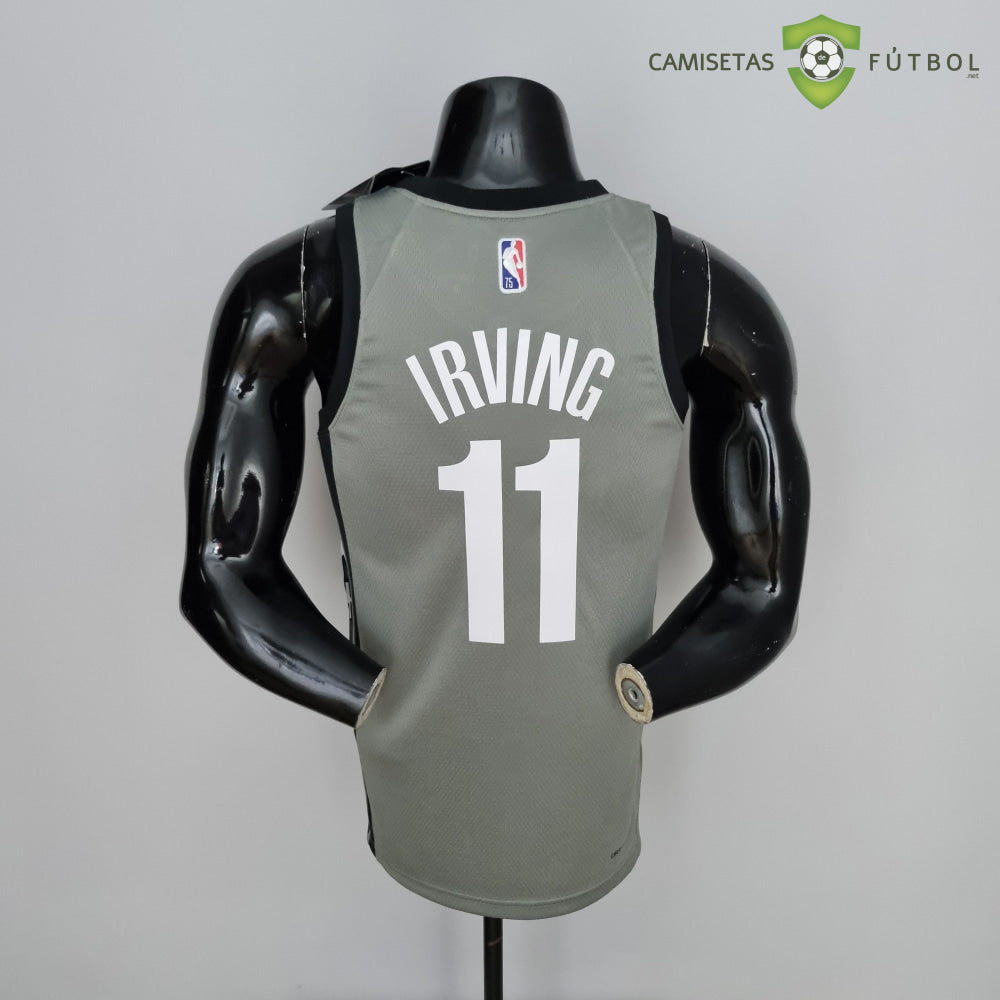 Camiseta Brooklyn Nets 21-22 - Kyrie Irving 11 Gris Nba