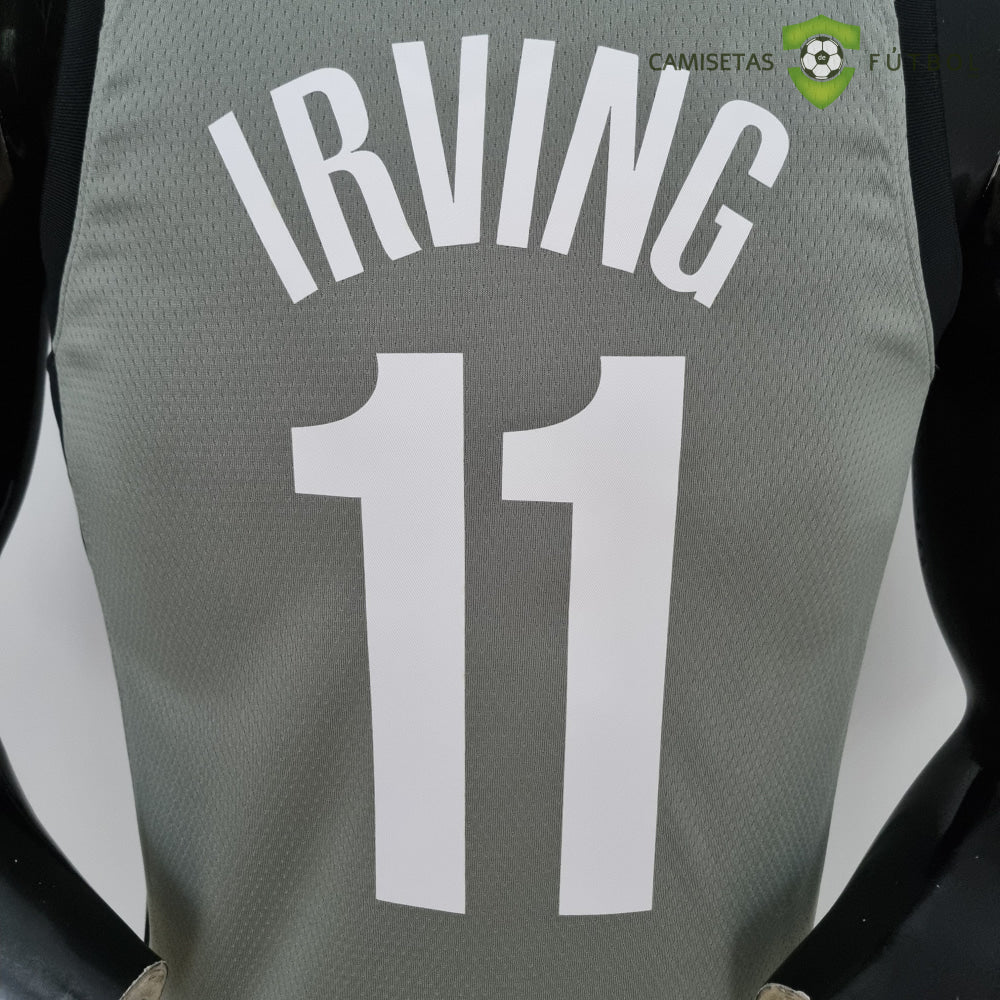 Camiseta Brooklyn Nets 21-22 - Kyrie Irving 11 Gris Nba