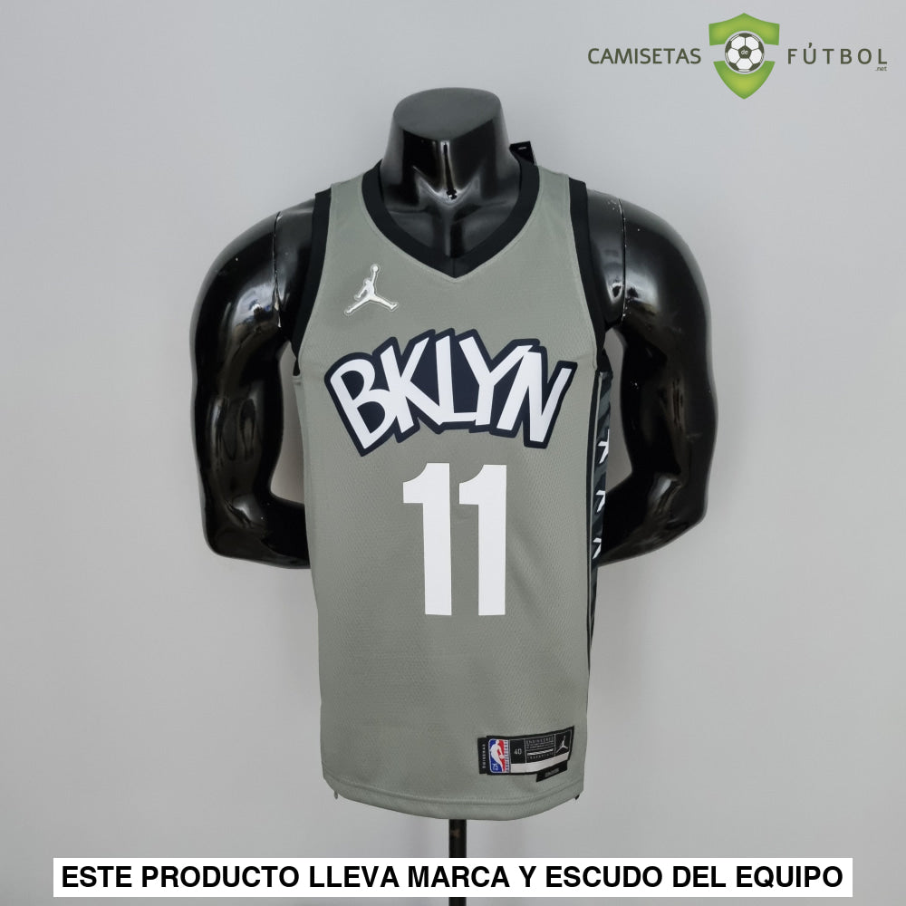 Camiseta Brooklyn Nets 21-22 - Kyrie Irving 11 Gris Nba