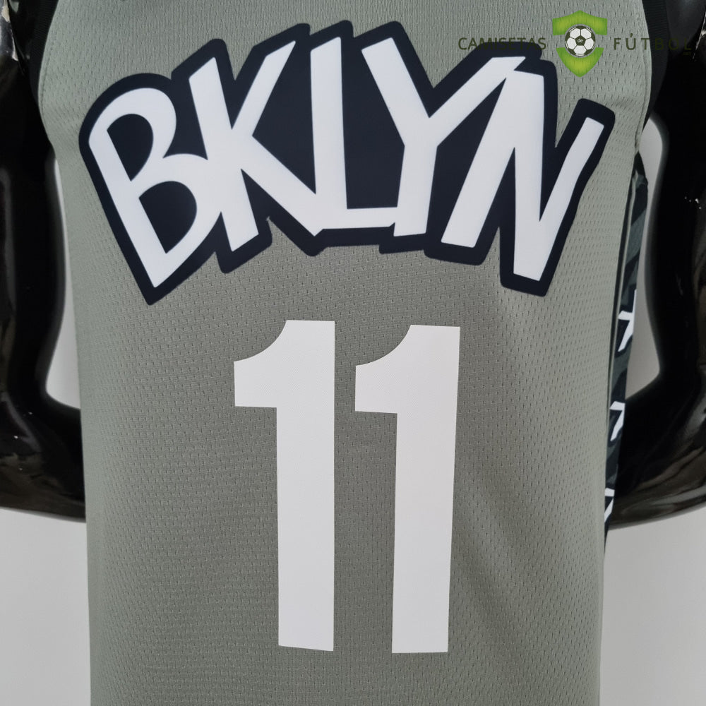 Camiseta Brooklyn Nets 21-22 - Kyrie Irving 11 Gris Nba