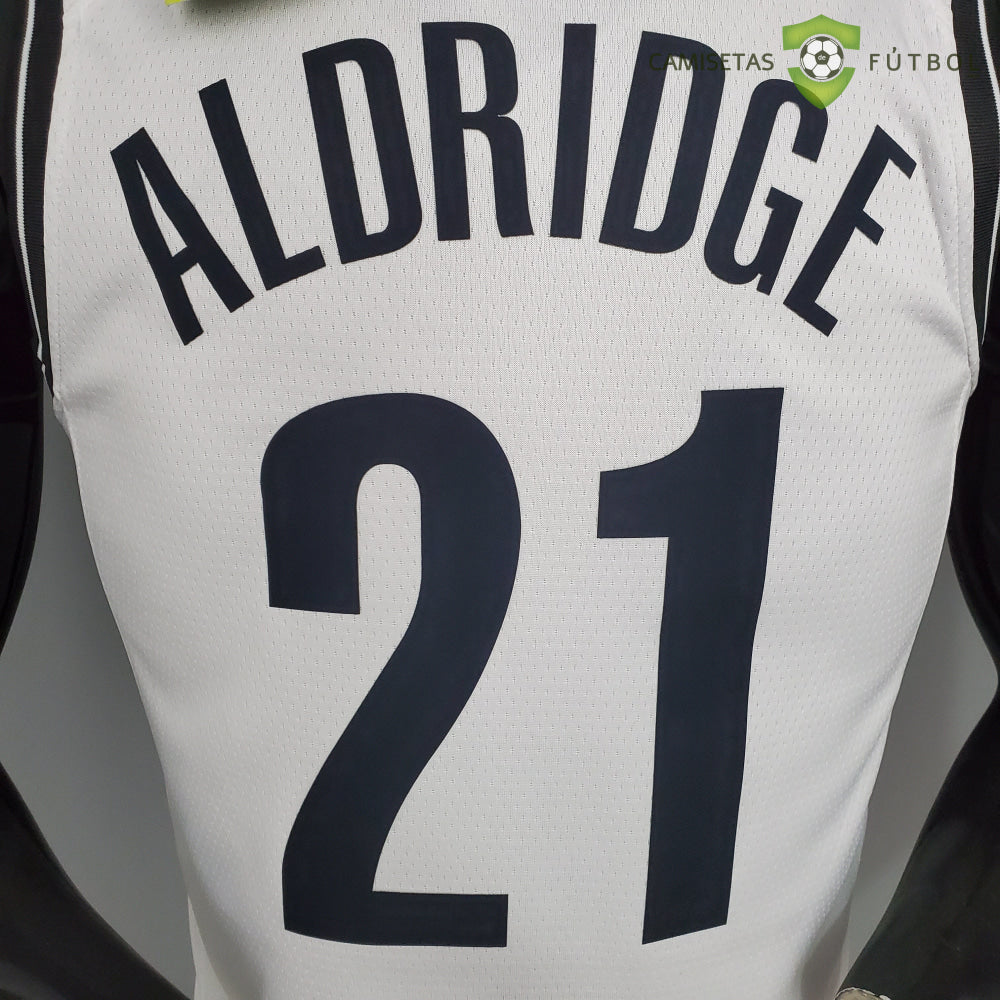 Camiseta Brooklyn Nets 21-22 - Lamarcus Aldridge 21 Blanco Nba