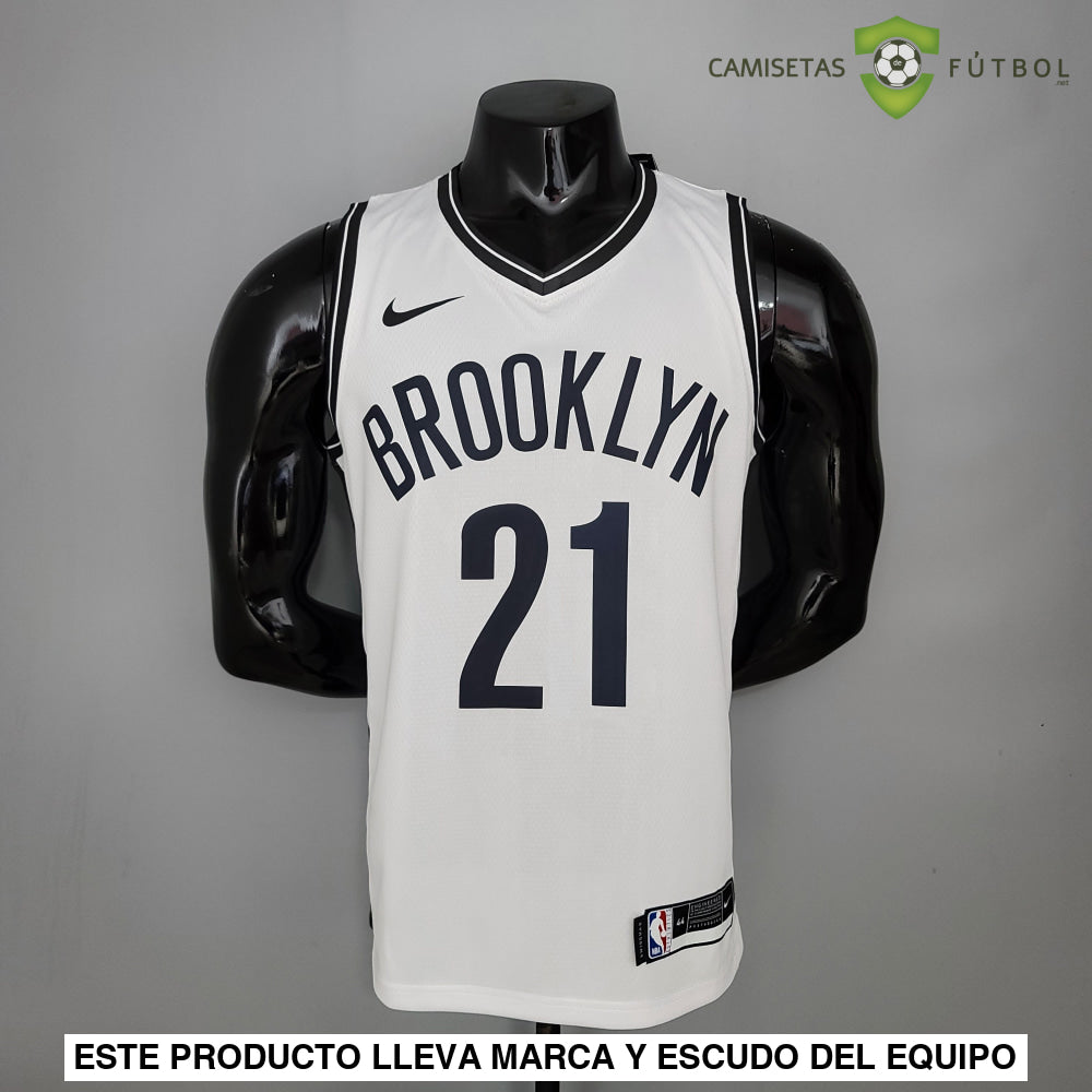 Camiseta Brooklyn Nets 21-22 - Lamarcus Aldridge 21 Blanco Nba